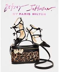Betsey Johnson Paris Hilton Vanity Small Crossbody Handbag