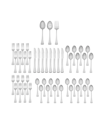 International Silver Fulton Satin 18.0 Stainless Steel 51 Piece Flatware Set, Service For 8