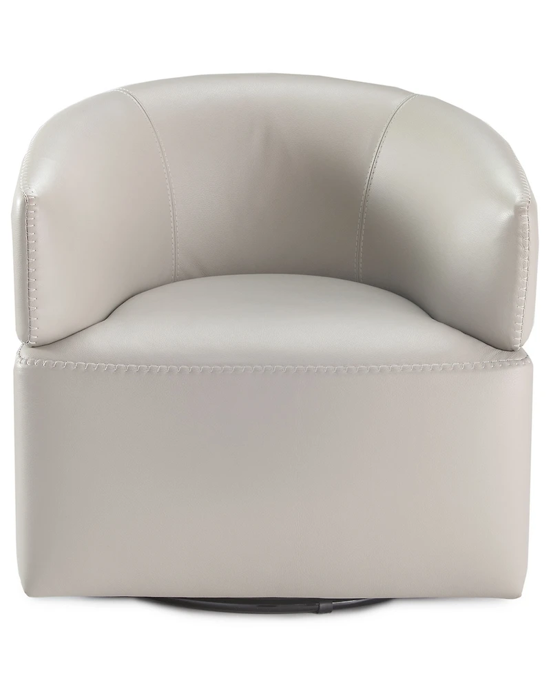 Nicoletti Home Alpino 30" Leather Chair, Macy's Exclusive
