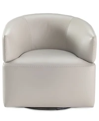 Nicoletti Home Alpino 30" Leather Chair, Macy's Exclusive