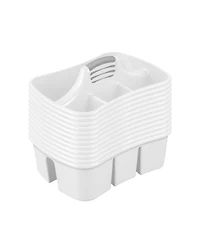 Sterilite Divided Storage Ultra Caddy with 4 Compartments and Handles ( Pack
