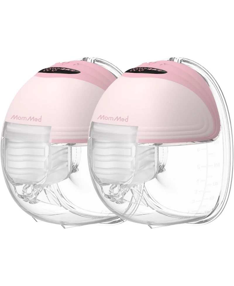 Mommed Double Breast Pump Wearable Hands Free Leak Proof Design Electric For Work 3 Modes 12 Levels Portable and Quiet Model S21