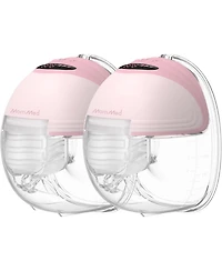 Mommed Double Breast Pump Wearable Hands Free Leak Proof Design Electric For Work 3 Modes 12 Levels Portable and Quiet Model S21