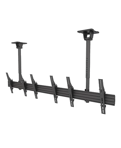 Kanto MBC311T Menu Board Ceiling Mount System with Tilting Arms for 40" - 60" TVs (3 Screens)
