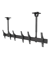 Kanto MBC311T Menu Board Ceiling Mount System with Tilting Arms for 40" - 60" TVs (3 Screens)