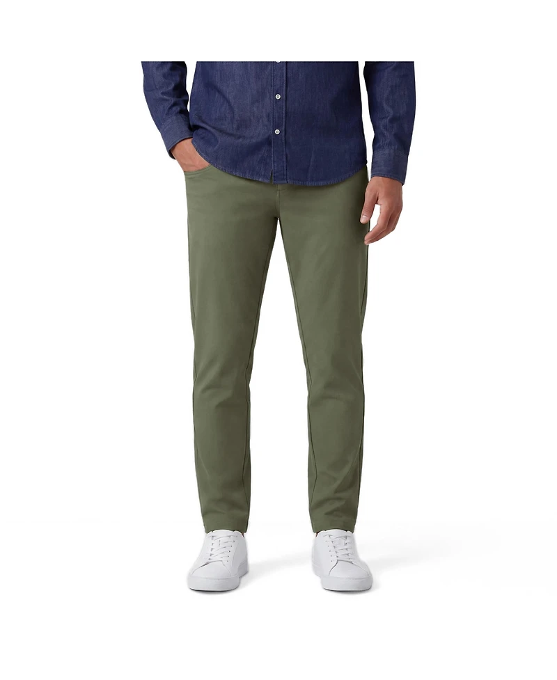 Jack Archer Men's Charter Straight-leg Cotton-Lyocell Blend Travel-ready Pants