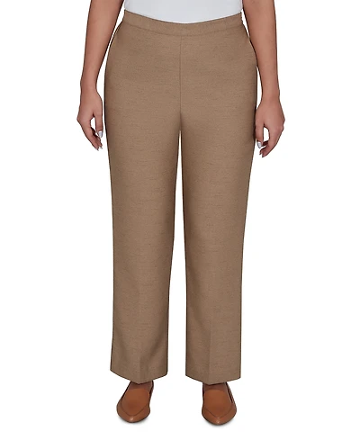 Alfred Dunner Petite Union Square Straight-Leg Pull-On Pants