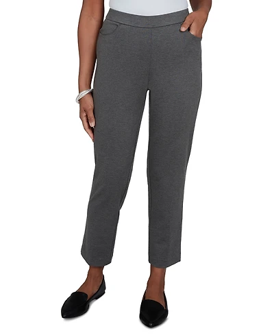 Alfred Dunner Women's Pull-On Cropped & Ankle Pants