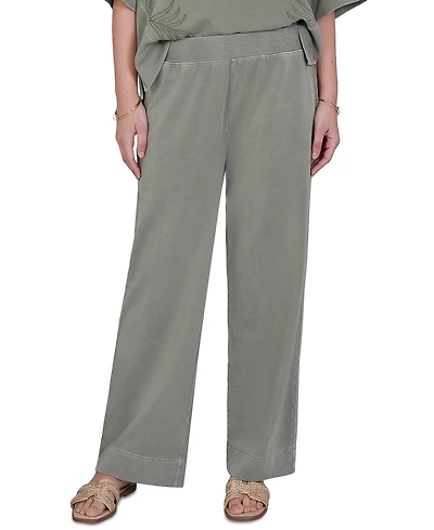 Ruby Rd. Petite Snow Wash Elastic Waist Pants
