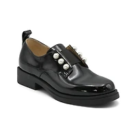 Charles David Gent Pearl Lug-Sole Low-Heel Women's Loafers
