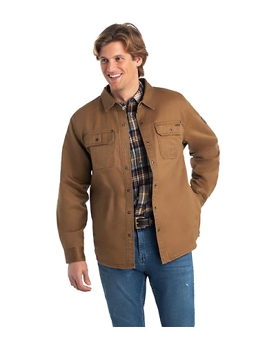 Legendary Whitetails Men's Flannel Lined Water Resistant Snap Up Shirt Jacket
