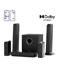 Ultimea Apollo S90 9.1ch Dolby Atmos Sound System, Wireless Subwoofer, Rear Speakers, Rgb Lights, App Control, 470W