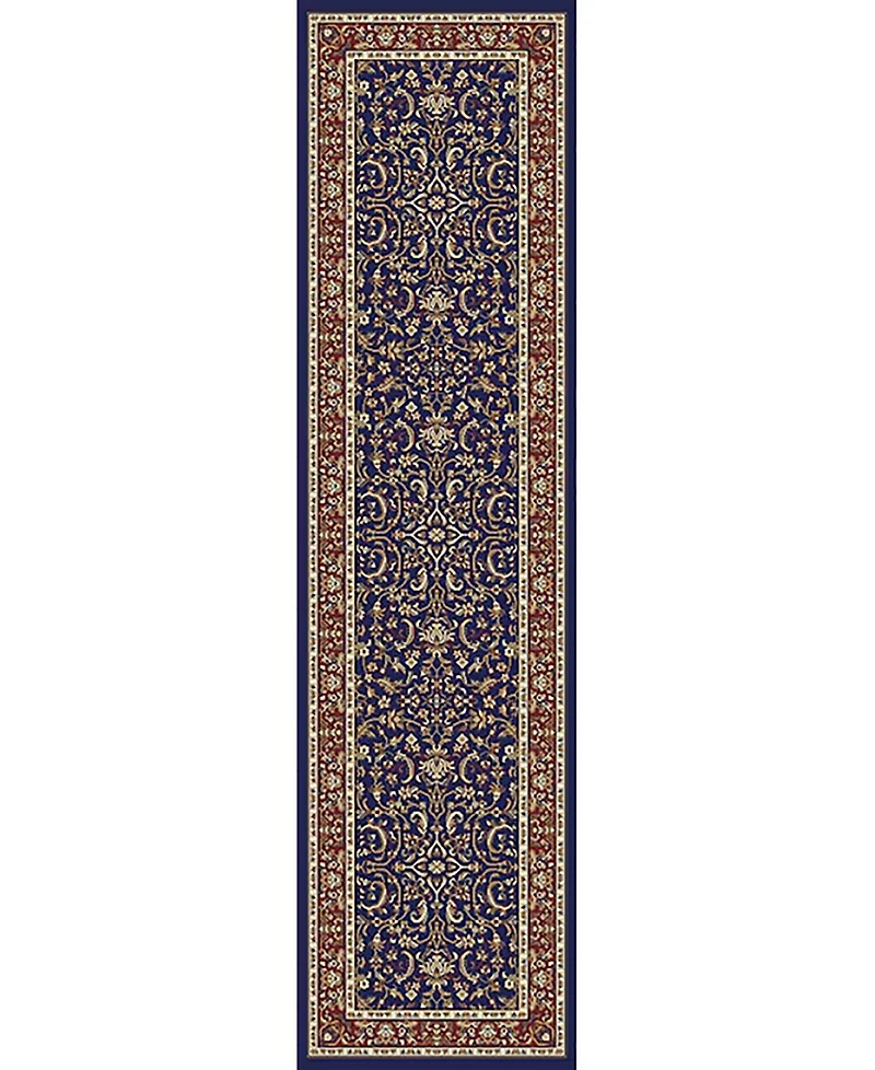 Closeout! Km Home 1318/1543/Navy Navelli Blue 2'2" x 8' Runner Rug