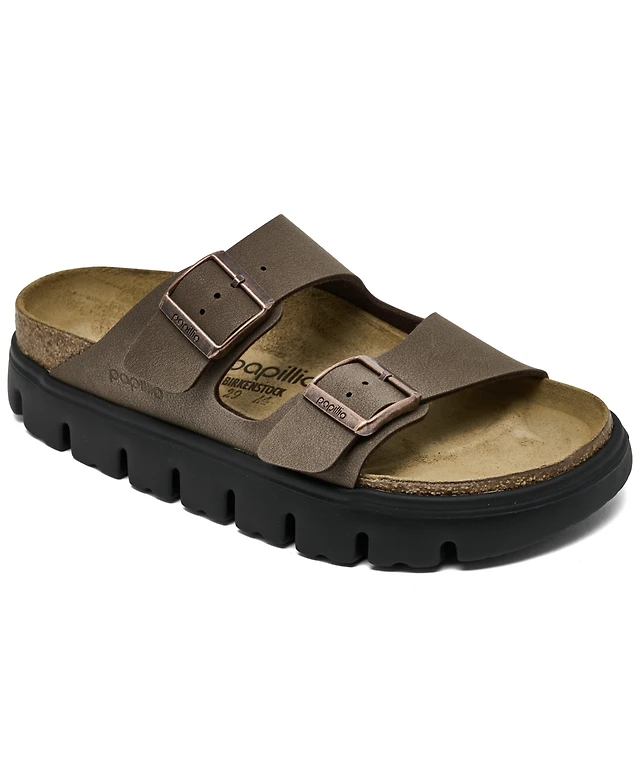 Birkenstock Women's Arizona Chunky Birkibuc Platform Sandals from Finish Line