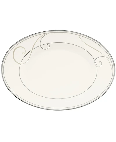 Noritake Platinum Wave Butter Relish Tray