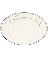 Noritake Platinum Wave Butter Relish Tray