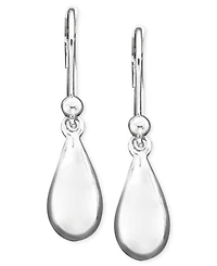 Lauren Ralph 14k Hammered Teardrop Drop Earrings