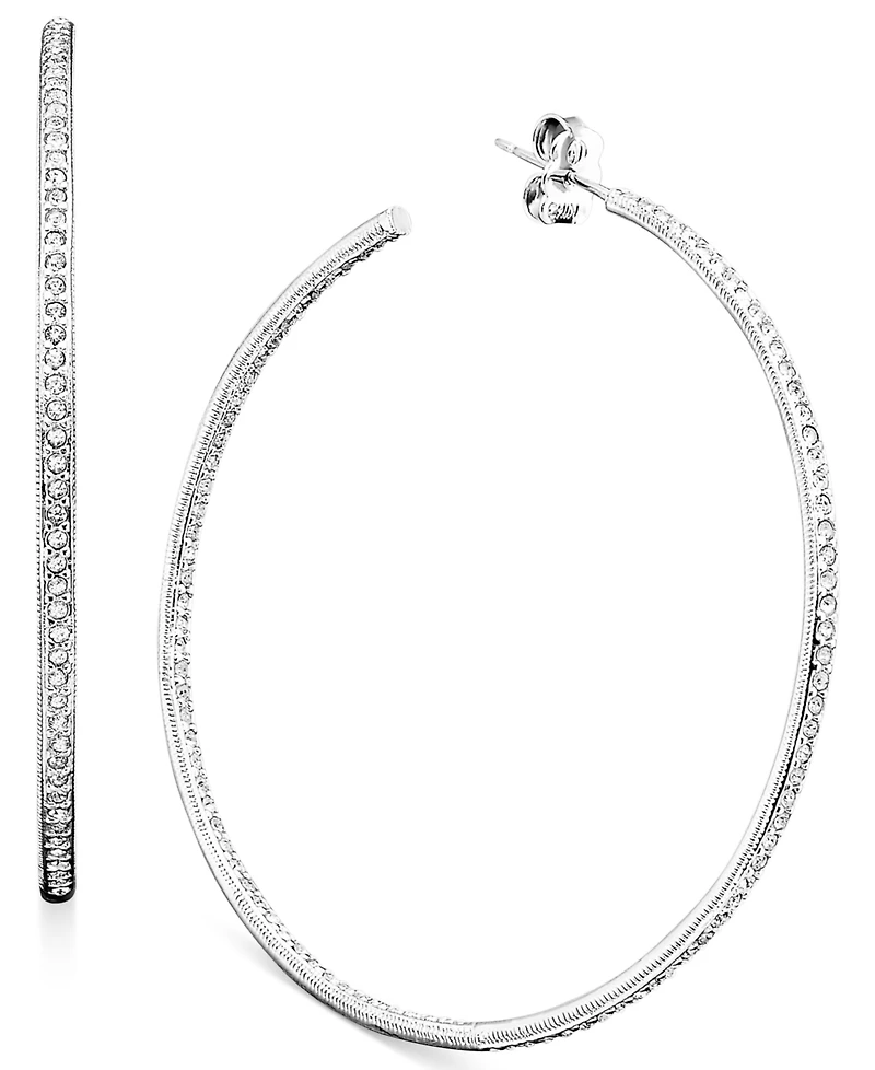 Eliot Danori Inside Out 2" Medium Hoop Earrings , Created for Macy's