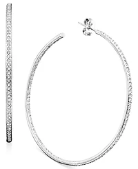 Eliot Danori Inside Out 2" Medium Hoop Earrings , Created for Macy's