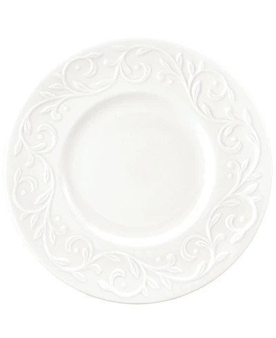 Lenox Dinnerware, Set of 4 Opal Innocence Carved Dessert Plates