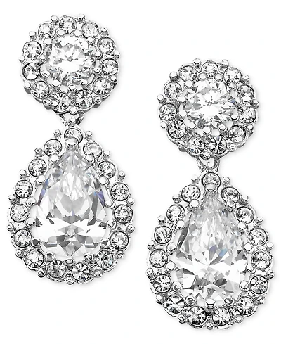 Eliot Danori Cubic Zirconia Pear Drop Earrings, Created for Macy's