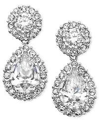 Eliot Danori Cubic Zirconia Pear Drop Earrings, Created for Macy's
