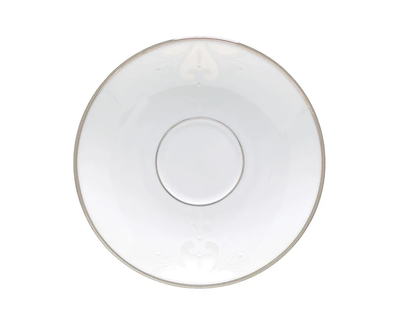Lenox Opal Innocence Scroll Saucer