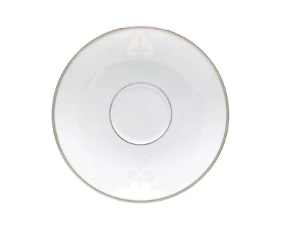 Lenox Opal Innocence Scroll Saucer