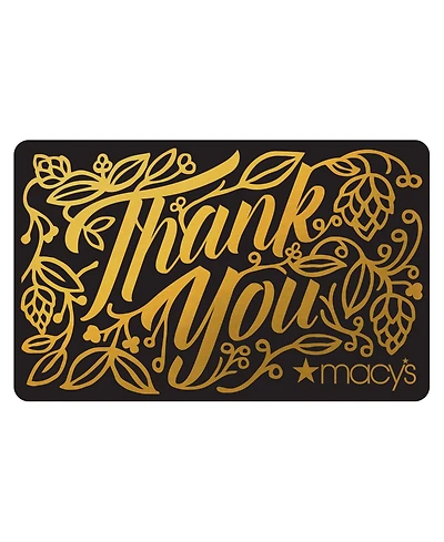 Thank You E-Gift Card