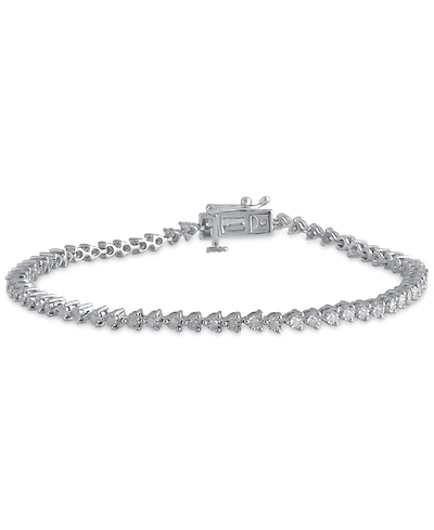 Diamond Tennis Bracelet (1/2 ct. t.w.) in Sterling Silver