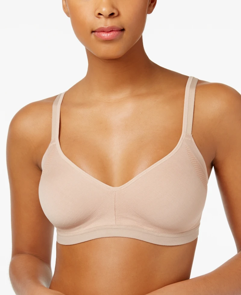 Warners Easy Does It Underarm-Smoothing with Seamless Stretch Wireless Lightly Lined Comfort Bra RM3911A