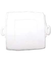 Vietri Lastra Collection Handled Square Platter