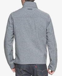 Tommy Hilfiger Men's Soft-Shell Classic Zip-Front Jacket