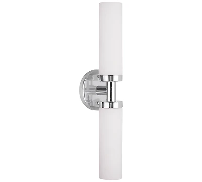 Livex Aero 2- Light Metal Vanity