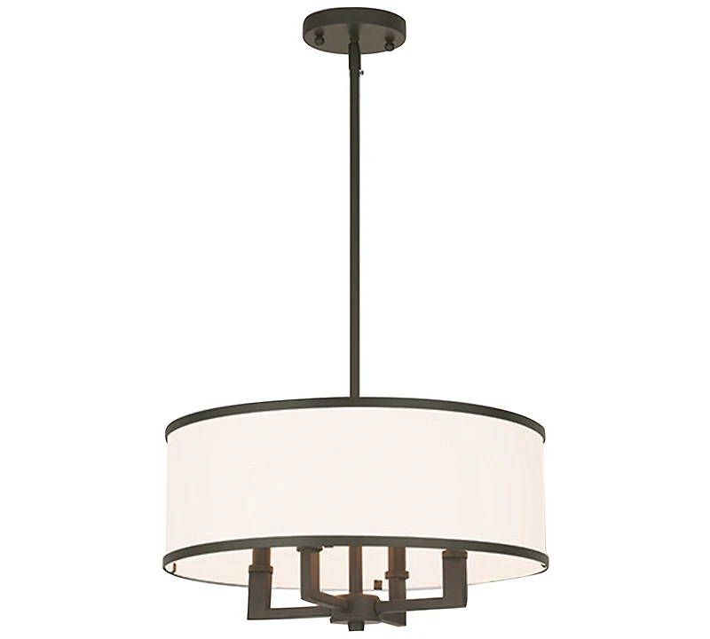 Livex Park Ridge Metal 18'' Pendant Chandelier