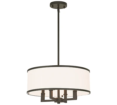 Livex Park Ridge Metal 18'' Pendant Chandelier
