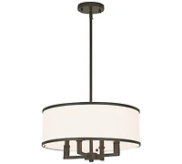 Livex Park Ridge Metal 18'' Pendant Chandelier