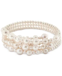 Effy Cultured Freshwater Pearl (5-1/2, 7-1/2, 10, 12mm) Coil Choker Necklace