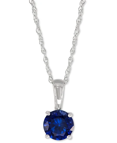 Birthstone Pendant 14k Gold or White