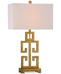 Safavieh Set of 2 Greek Key Gold-Tone Table Lamps