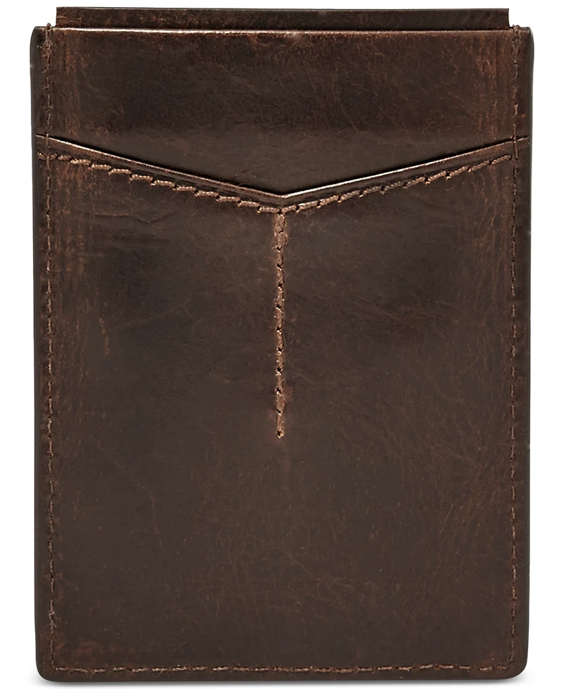 Fossil Men's Leather Derrick Rfid Card Case