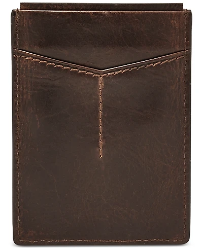 Fossil Men's Leather Derrick Rfid Card Case