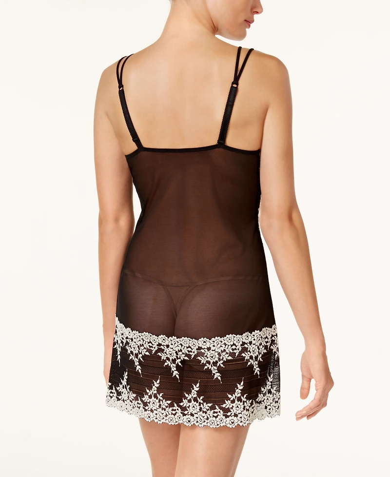 Wacoal Women's Embrace Lace Sheer Chemise Lingerie Nightgown 814191