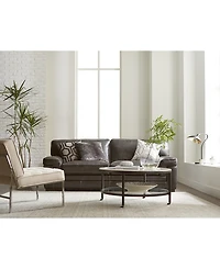 Myars 91" Leather Sofa, Created for Macy's