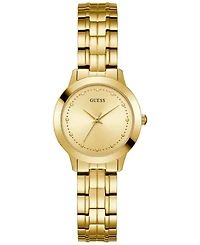Guess Women's Gold-Tone Stainless Steel Bracelet Watch 30mm
