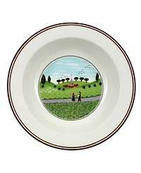 Villeroy & Boch Design Naif Rim Cereal Bowl, Friends Meeting