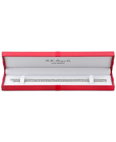 Diamond Illusion Tennis Bracelet (1/2 ct. t.w.) in Sterling Silver (Also available in Yellow or Rose Gold Over Silver)
