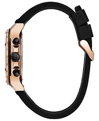 Bulova Men's Chronograph Black Rubber Strap Watch 44mm 98B104