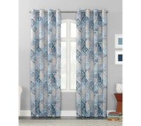 Lawson Global Medallion Print Room Darkening Grommet Curtain Panel
