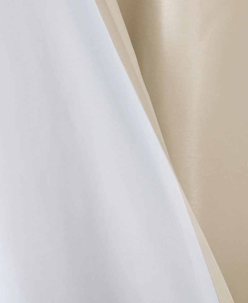 Madison Park Emilia Twist Tab Lined Window Curtain Panel, Single with Privacy Lining for Bedroom and Living Room, 108 inch length Curta